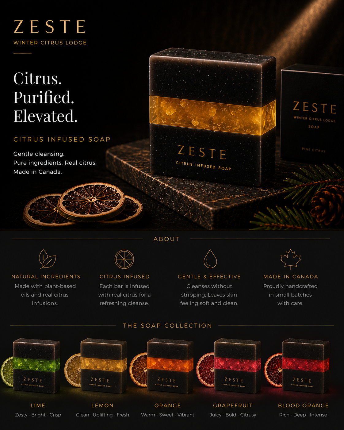 ZESTE bar soap
